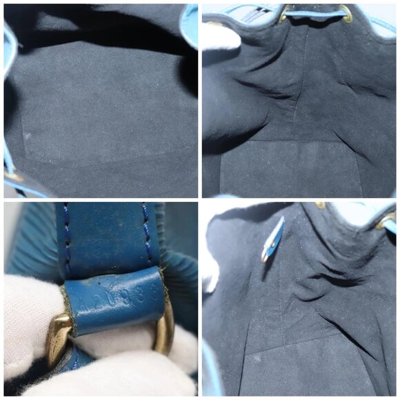 LOUIS VUITTON Epi Petit Noe Shoulder Bag Blue M44105 LV Auth bs27625 - Picture 15 of 16